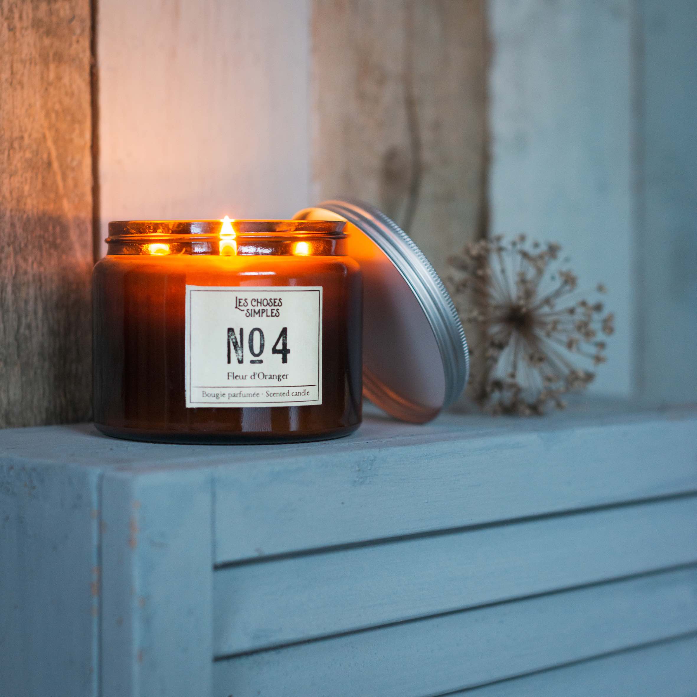 3-Wick Candle No 4 'Fleurs d'Oranger'
