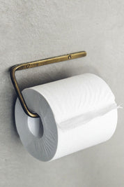 Brass Toilet Paper Holder.