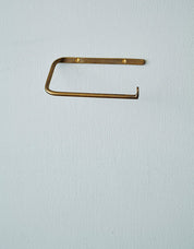 Brass Toilet Paper Holder.