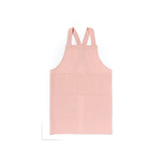 Linen Apron Misty Rose.