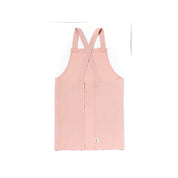 Linen Apron Misty Rose.