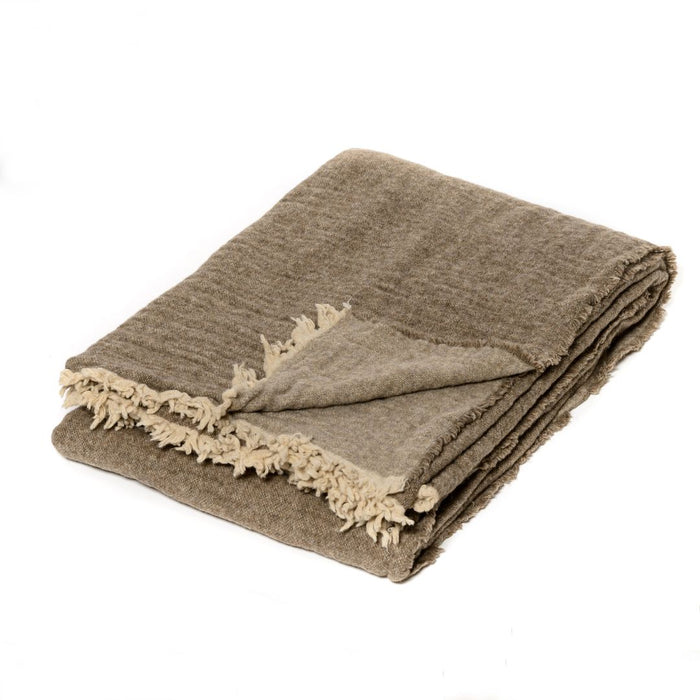 les choses simples Plaid "Vison/Noisette"