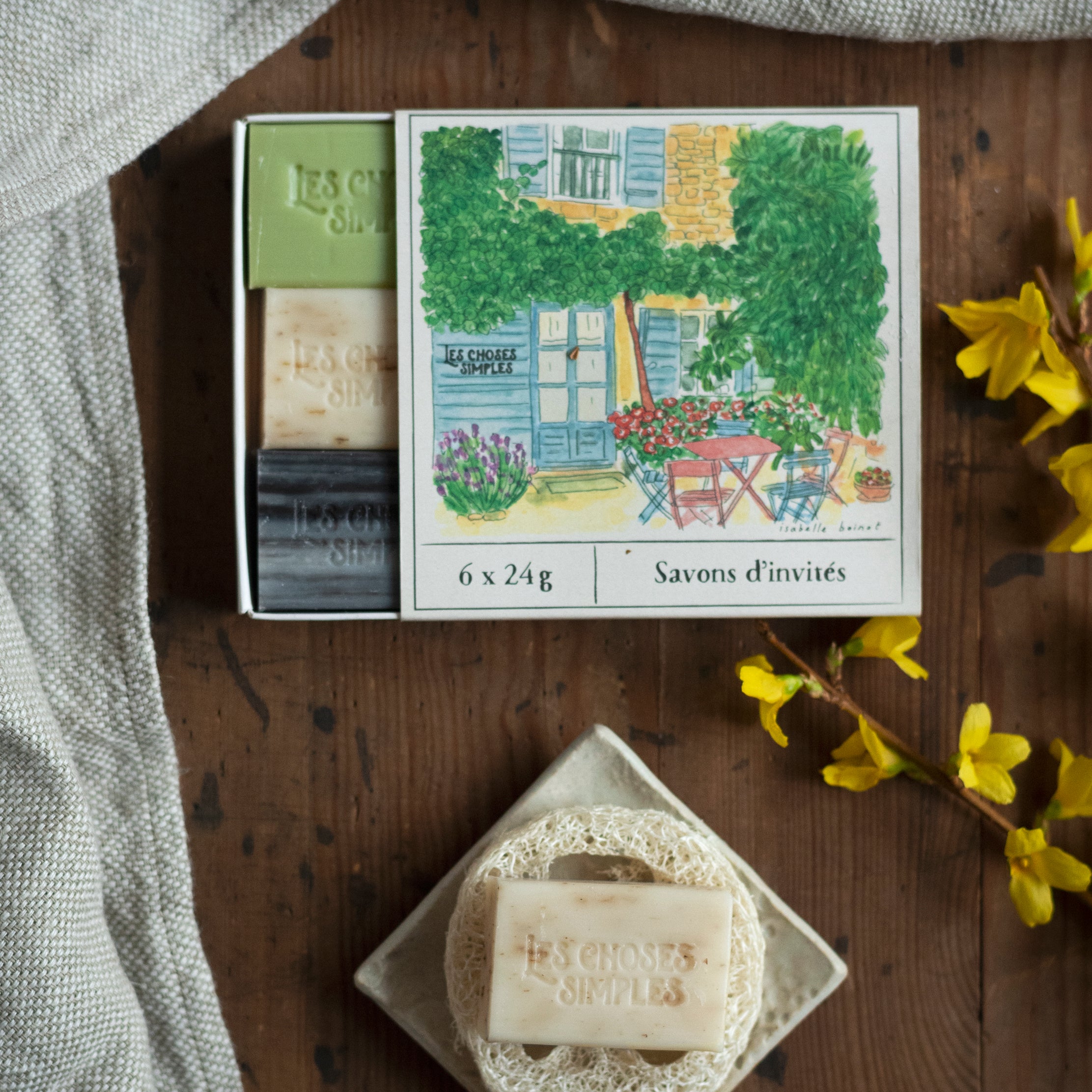 Box of Guest Soaps.