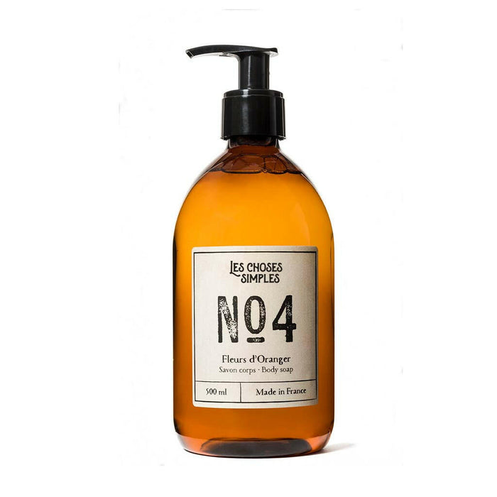 les choses simples Savon Mains & Corps Fleurs d'Oranger (500ml flacon PET)